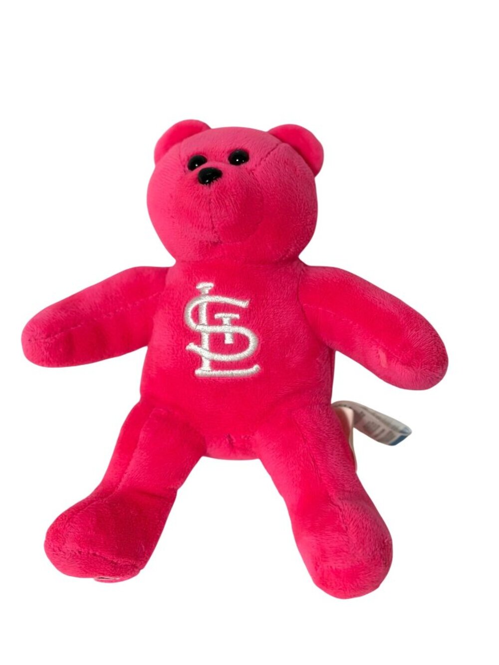 FOCO Forever Collectible Pink Bean Bag Bear Plush St Louis Cardinals MLB 8.5 in